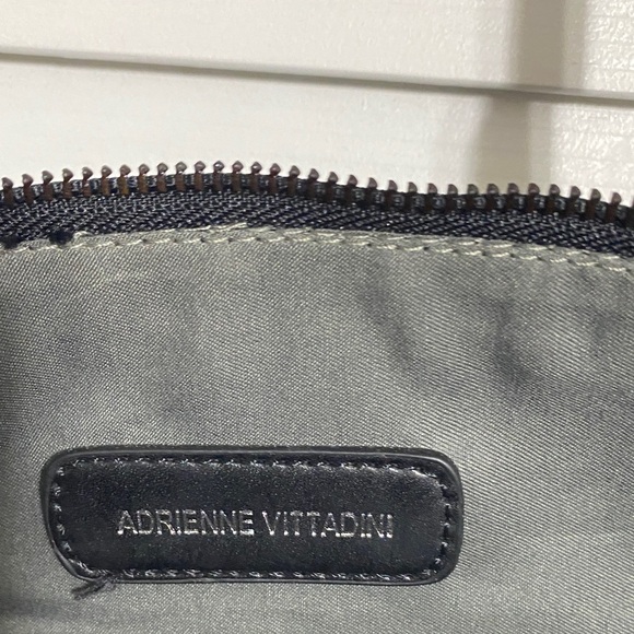 Adrenne Vittadini Black Embossed Women's Handbag - Picture 14 of 14